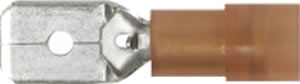 Наконечник кабельный плоский, вставной, изолированный