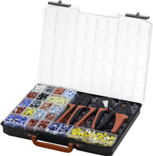 Инструмент Wiha для снятия изоляции и обжима, набор из 4 предметов