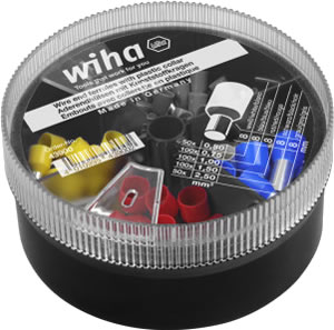 Муфты с пластмассовой втулкой для оконцевания жил, набор