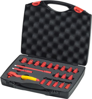 Набор изолированных ключей с трещоткой