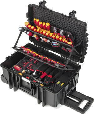 Инструментальный ящик Wiha Competence XXL II с набором электрика