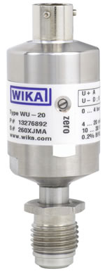 Датчики давления WIKA WU-20, WU-25, WU-26