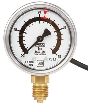 Деформационный манометр WIKA PGS21.050