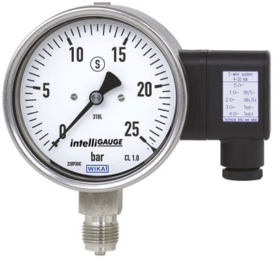 Манометры WIKA PGT23.100, PGT23.160
