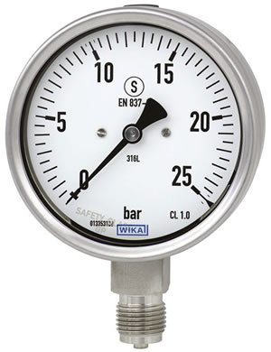 Манометры WIKA 232.30, 233.30