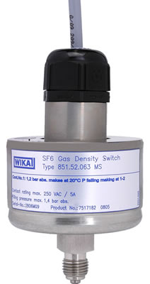 Реле плотности элегаза. Модель WIKA GDI-063