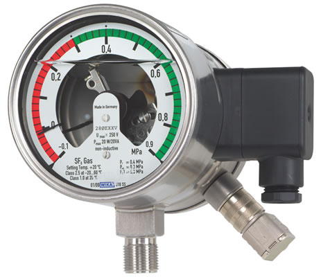 Монитор плотности элегаза. Модель WIKA GDM 233.52.100 TI