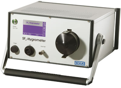 Анализатор WIKA для определения влажности элегаза. Модель GA40