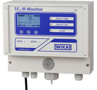 Прибор WIKA для мониторинга концентрации элегаза. Модель GA35