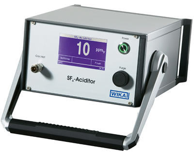 Анализатор WIKA для определения концентрации диоксида серы в элегазе. Модель GA25