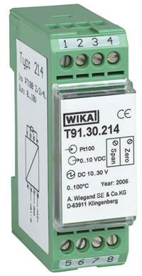 Аналоговый преобразователь температуры WIKA T91.30