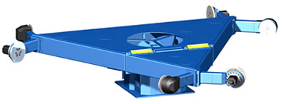Трёхстанционный позиционер YASKAWA RWV3 с горизонтальными поворотными осями
